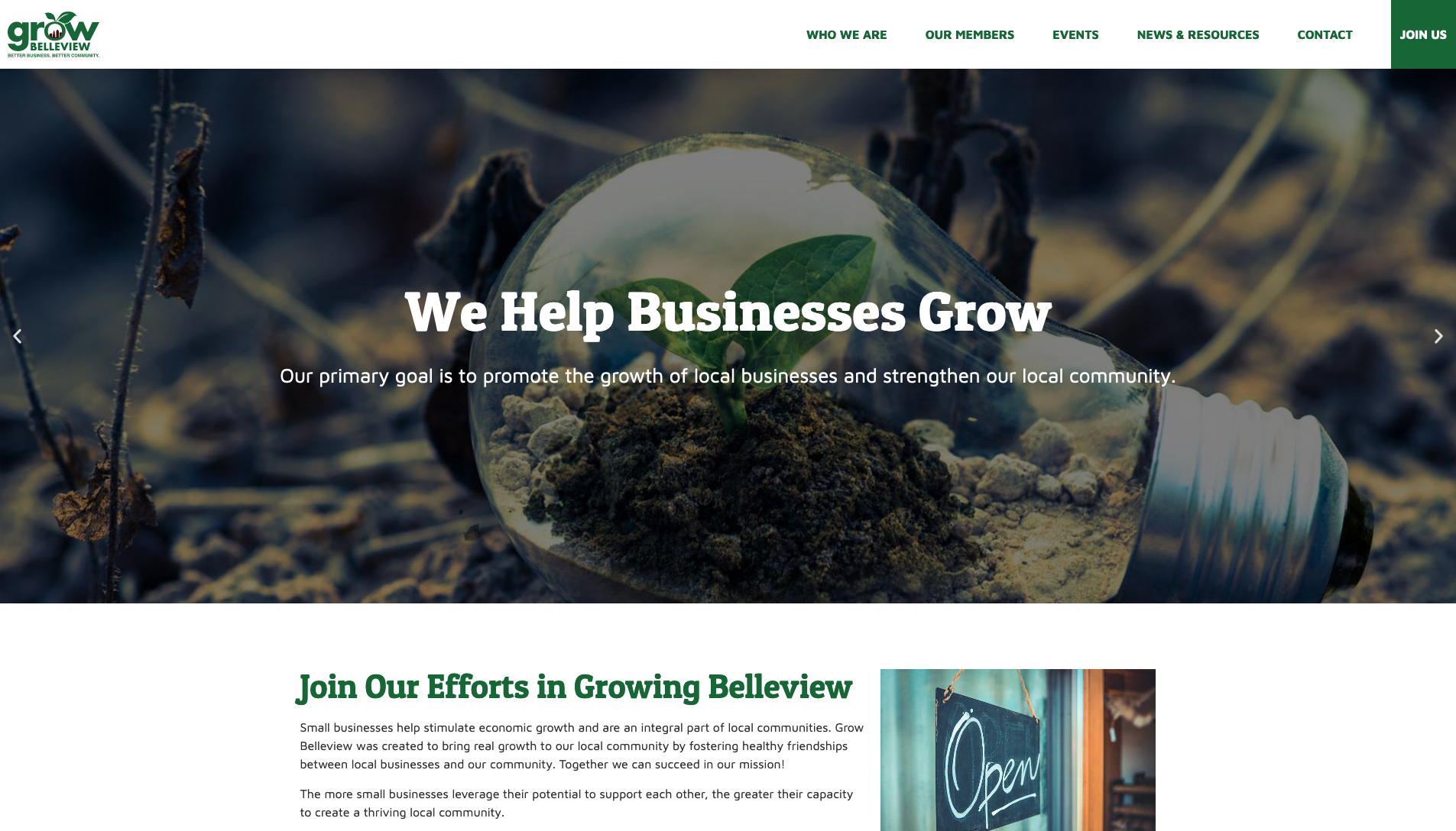 Grow Belleview - Web Design