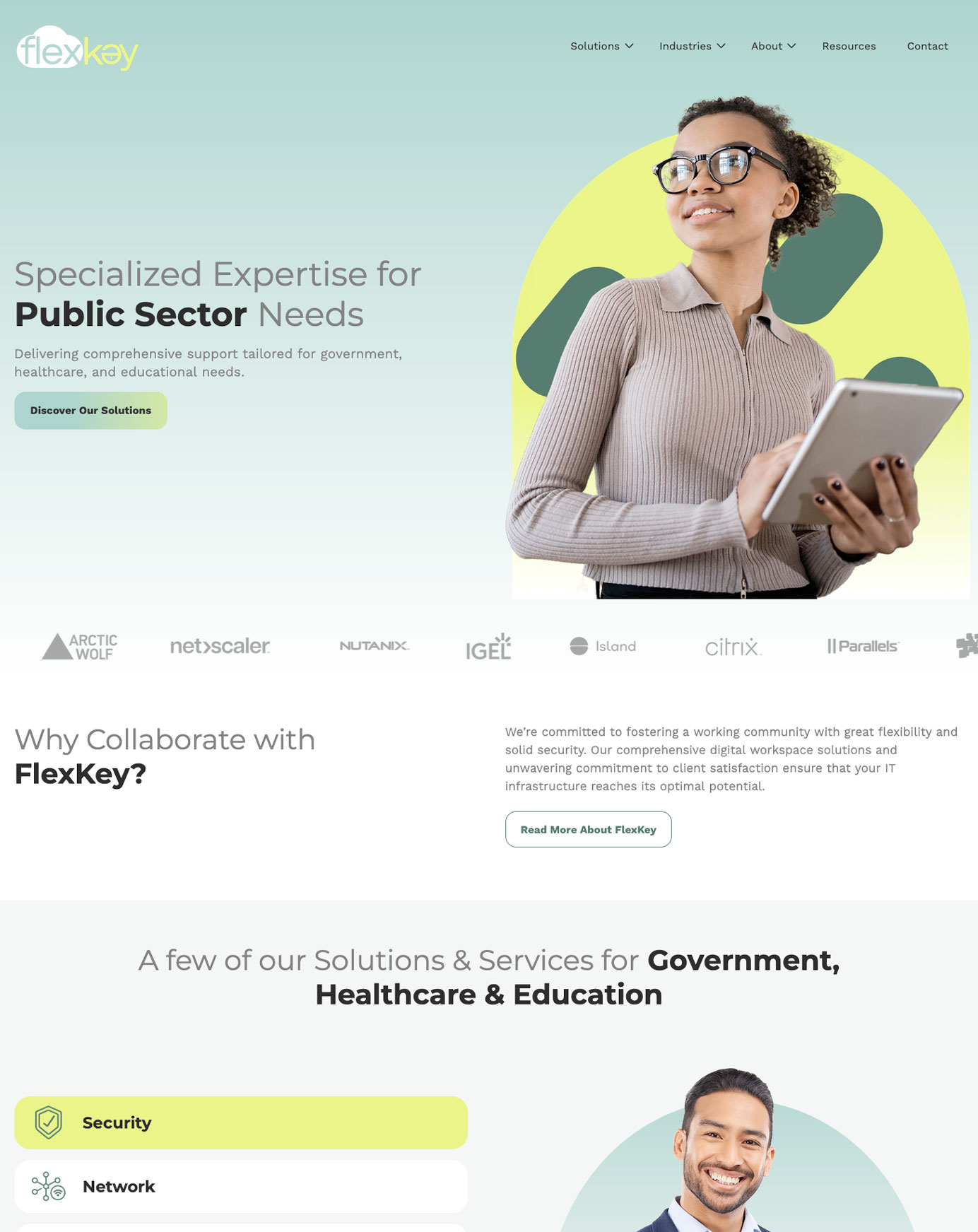Custom web development for public sector IT provider