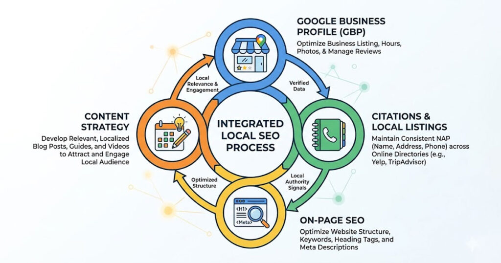 how local SEO and broader SEO work together for Ocala businesses